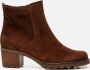 Gabor Comfort enkellaarsjes cognac Suede 198209 Dames - Thumbnail 1