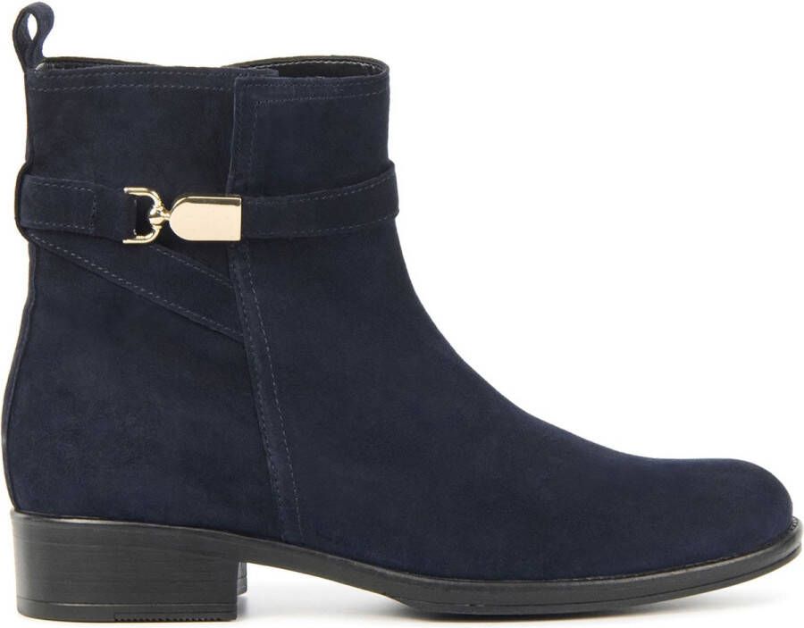 Gabor Enkellaarsjes Dames Laarzen Damesschoenen Suède 31.601 Blauw
