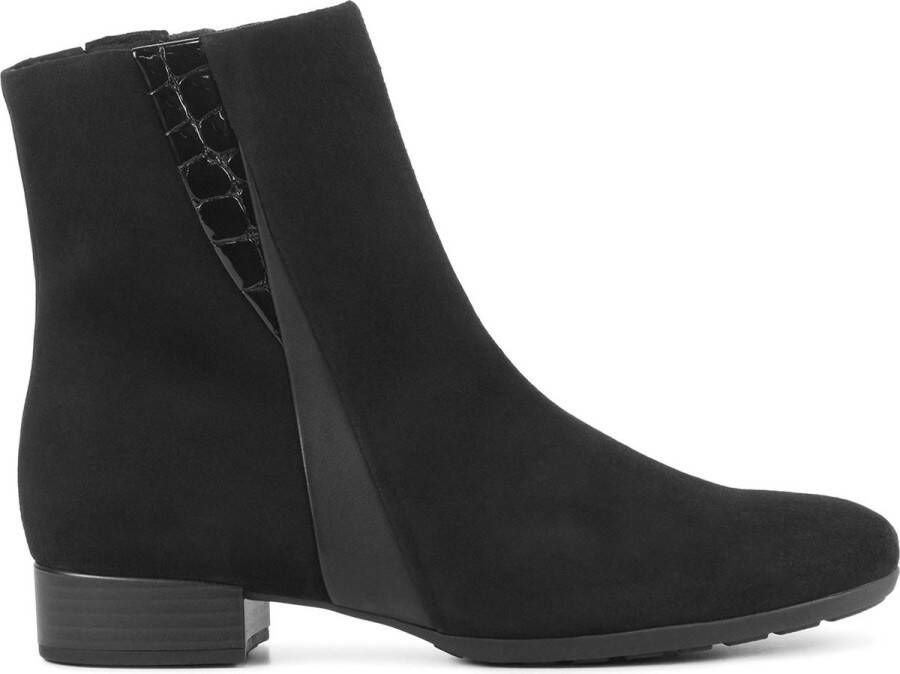 Gabor Enkellaarsjes Dames Laarzen Damesschoenen Suède 32.711 Zwart - Foto 3