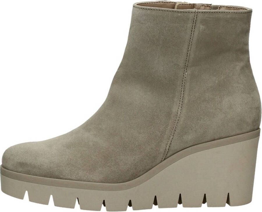 Gabor Enkellaarsjes Dames Laarzen Damesschoenen Suède 94.780.12 Beige - Foto 4