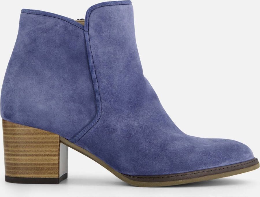 Gabor Enkellaarsjes blauw Suede Dames