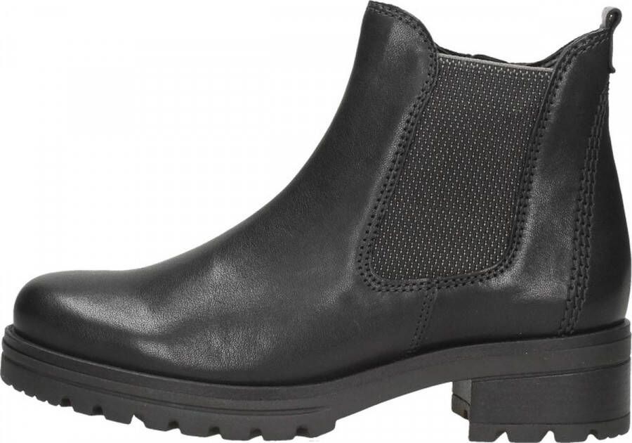 Gabor 92.781.17 Zwarte Chelsea boots enkellaarzen wijdte G