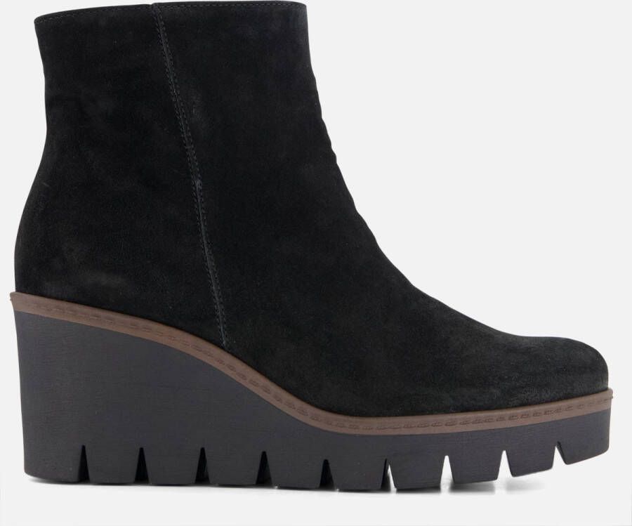 Gabor 780.1 Enkellaarsjes Enkelboots met rits Dames Zwart