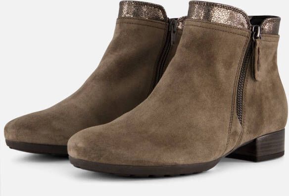 Gabor Laarsjes Pisa blokhak ankleboots comfort schoen in breedte h (=zeer breed)