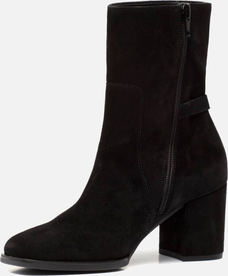 Gabor Enkellaarsjes zwart Suede 192404 Dames