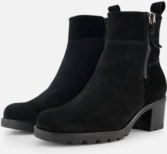 Gabor Enkellaarsjes zwart Suede Dames