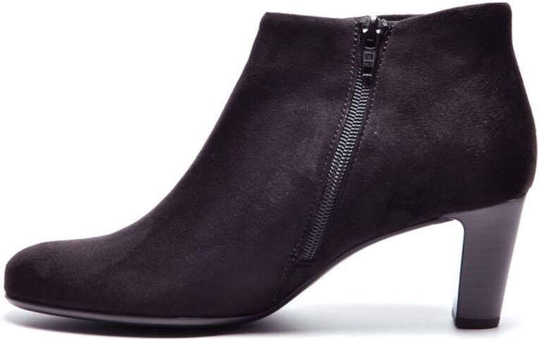 Gabor Enkellaarzen Zwart Microvelour