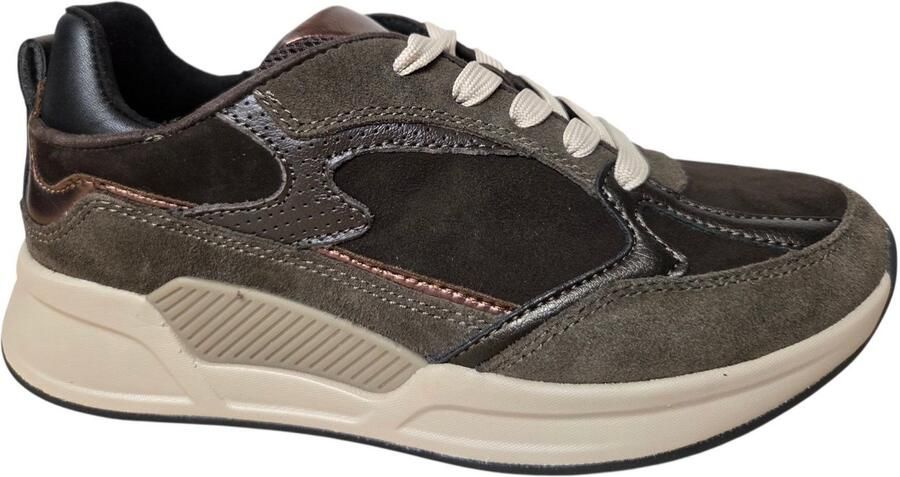 Gabor 0104.03.003 Rolling Soft Sneakers Bruin Brons Suede Dames Bruin - Foto 2