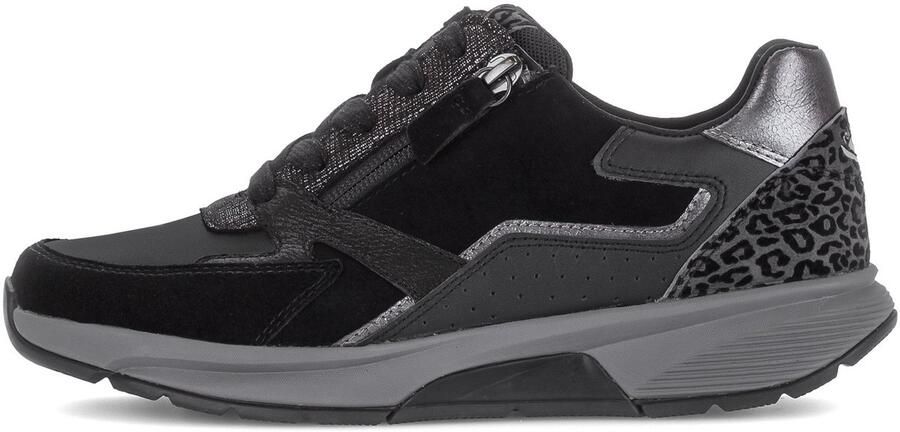 Gabor Rollingsoft Sneaker 0106.01.001 Zwart Antraciet