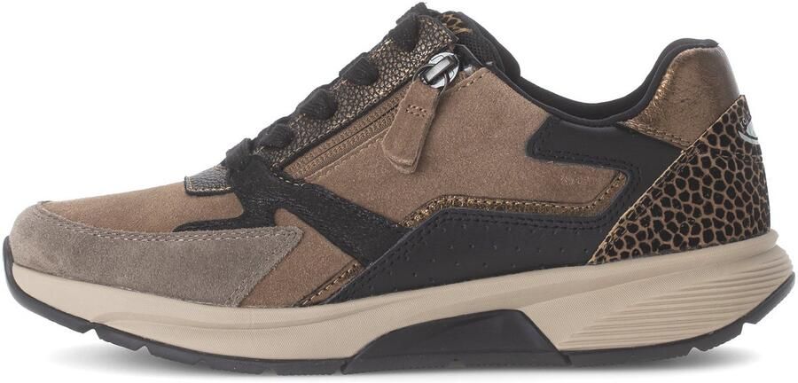 Gabor Rollingsoft Sneaker 0106.01.002 Giraffe Bruin Zwart