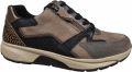 Gabor Rollingsoft Sneakers met sleehak veterschoen halfhoge schoen vrijetijdsschoen met extra ritssluiting - Bruin