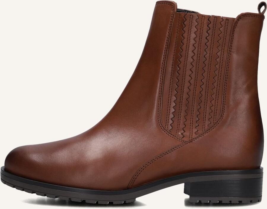Gabor 022 Enkellaarsjes Enkelboots met rits Dames Camel - Foto 2