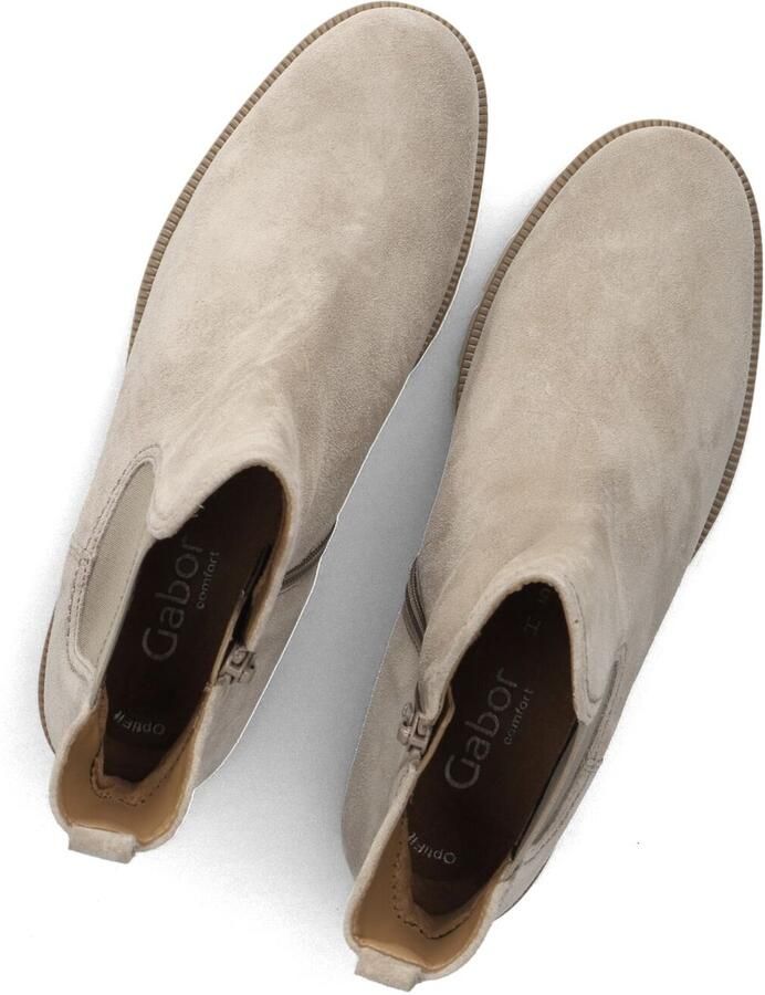 GABOR Chelsea Boots Dames 051 42 5 Suède Beige