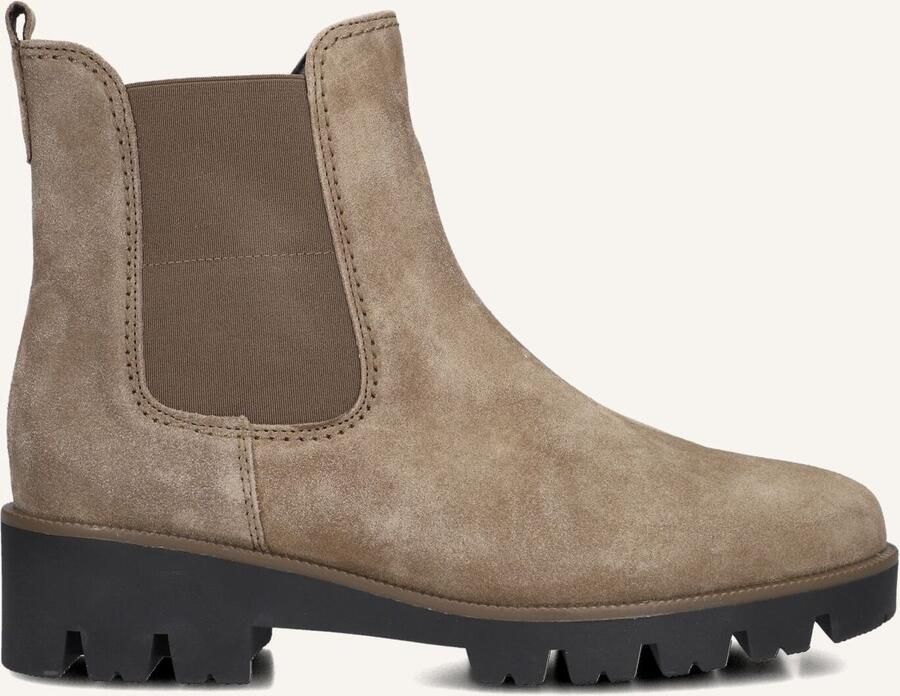 GABOR Chelsea Boots Dames 051 Maat: 42 5 Materiaal: Suède Kleur: Taupe - Foto 2