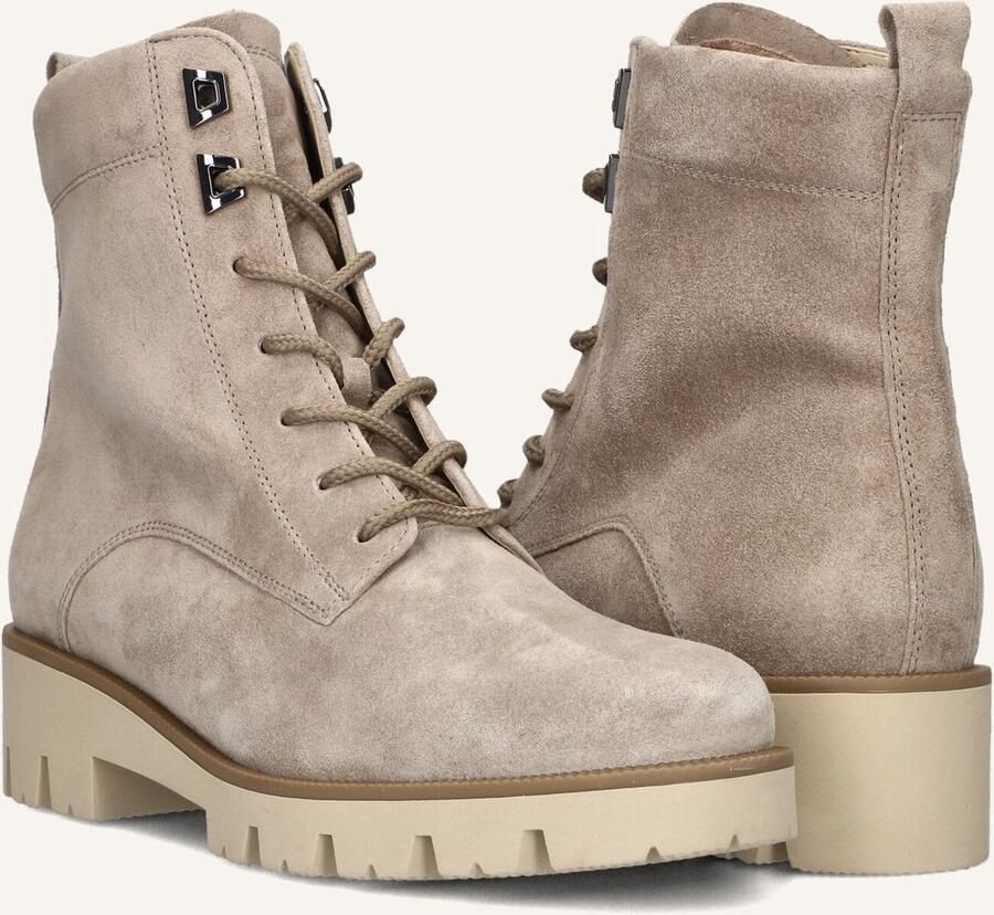 GABOR Veterboots Dames 055 Maat: 42 5 Materiaal: Suède Kleur: Beige - Foto 2