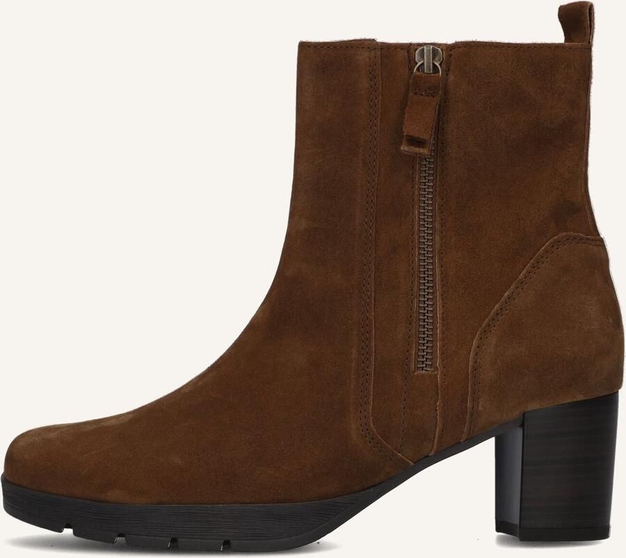 GABOR Enkellaarsjes Dames 073 Maat: 44 Materiaal: Suède Kleur: Cognac - Foto 3