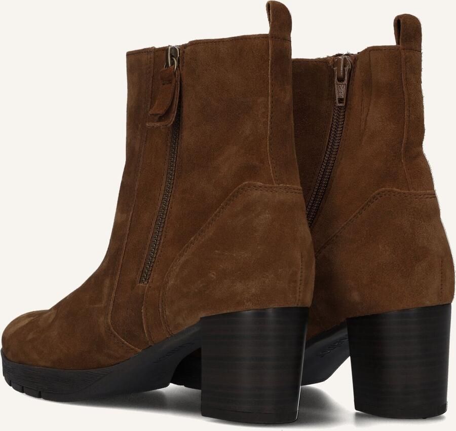 GABOR Enkellaarsjes Dames 073 Maat: 43 Materiaal: Suède Kleur: Cognac - Foto 3