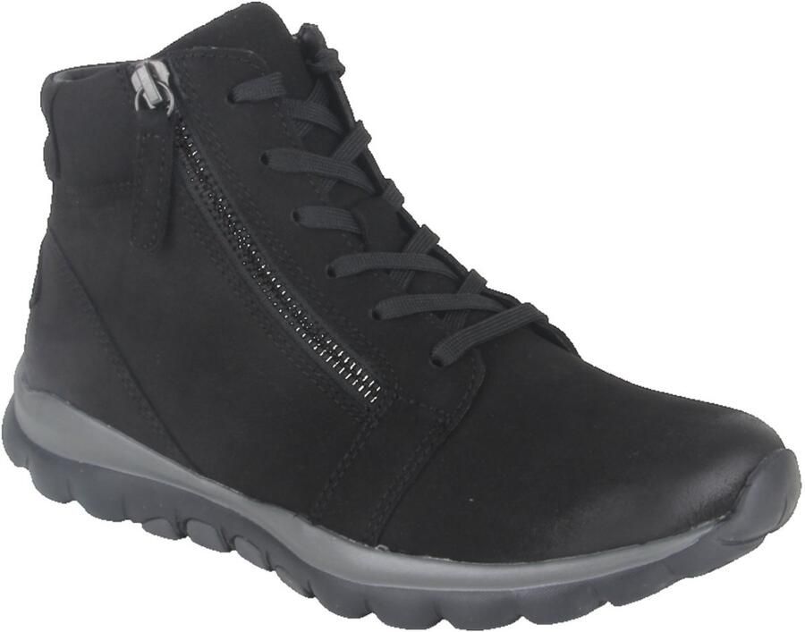 Gabor 0800.01.001 dames veterboots sportief (8) zwart