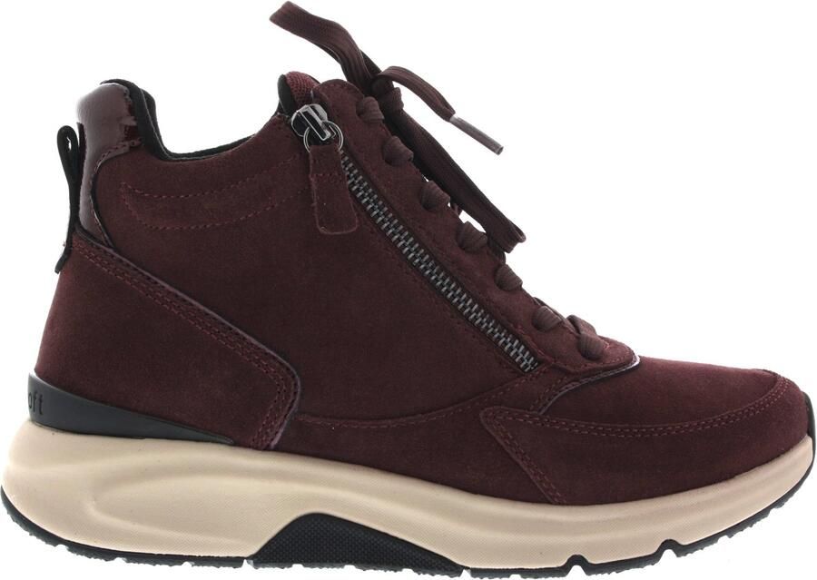 Gabor Dames Veterschoenen 0803.02.005 Rolling Soft Bordeaux