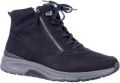Gabor Rollingsoft Sneakers met sleehak plateau veterschoenen kofmort schoen met uitneembaar voetbed - Blauw