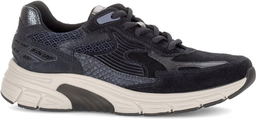 Gabor Rolling soft art 0306.02.002 donkerblauwe dames sneaker veterschoen