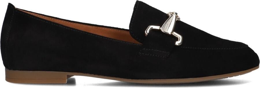 Gabor 211 Loafers Dames Instappers Zwart