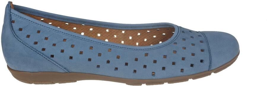 Gabor 24.169.10 dames ballerina blauw - Foto 2