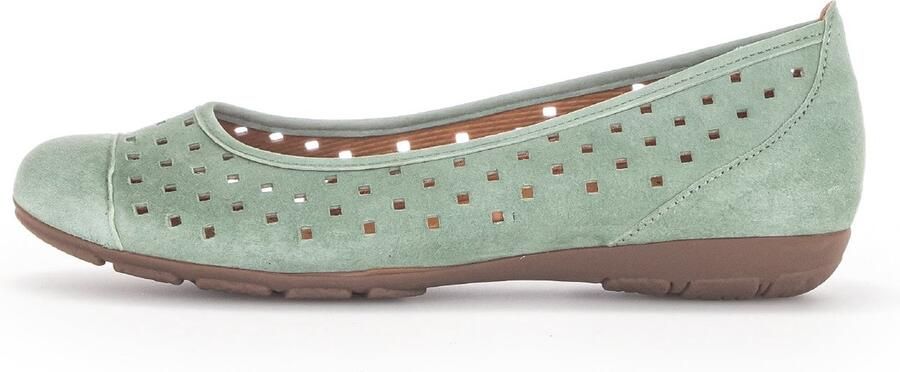 Gabor Comfortabele ballerina`s Green Dames - Foto 5