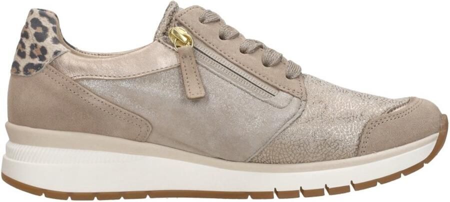 GABOR Lage Sneakers Dames 307 Maat: 38 Materiaal: Suède Kleur: Beige