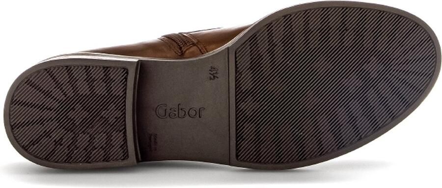 Gabor Comfortabele veterschoenen van glad leer Brown Dames