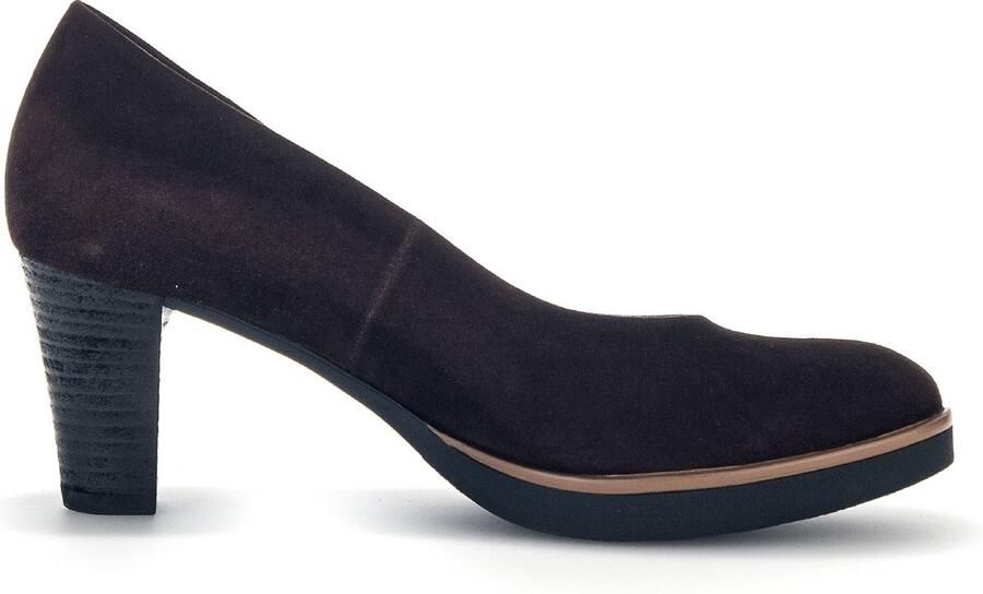 Gabor Bruine Suède Pump met 6cm Hak voor Dames Brown