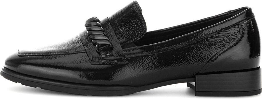 Gabor Zwarte Lakloafers Black Dames