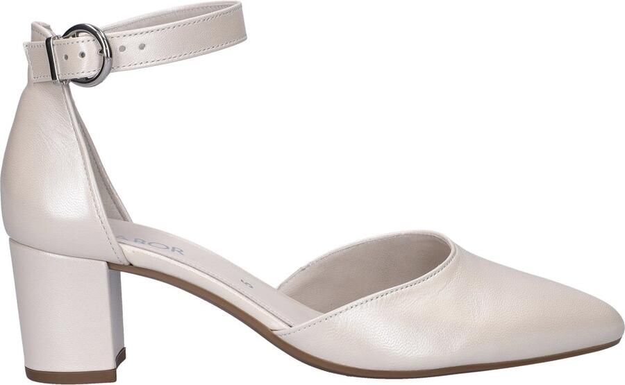GABOR Sandalen met Hak Dames 340 Maat: 36 Materiaal: Leer Kleur: Wit - Foto 4