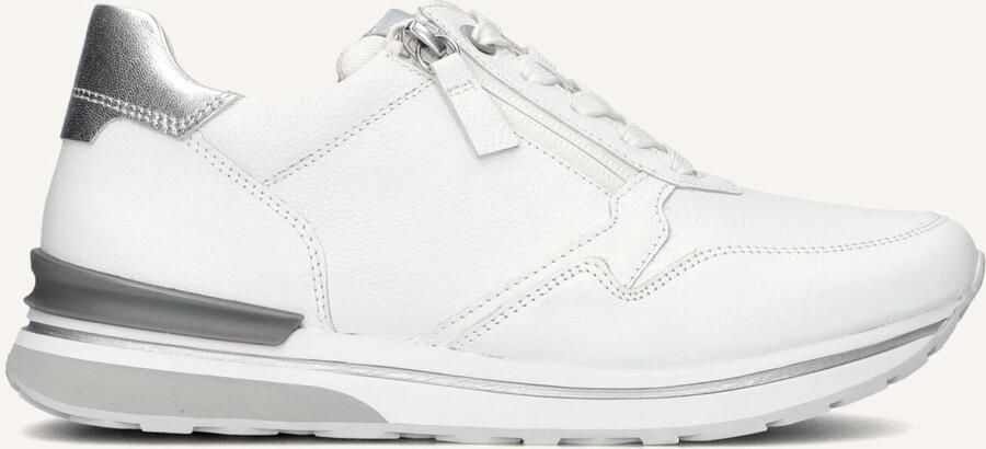 GABOR Sneakers Dames 347 Maat: 40 Materiaal: Leer Kleur: Wit