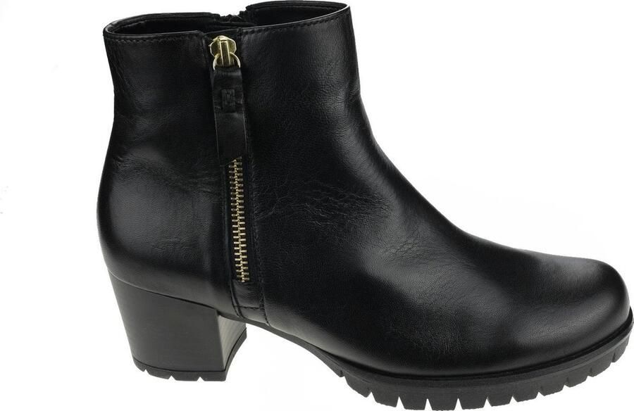 Gabor Elegante Zwarte Enkellaars voor Vrouwen