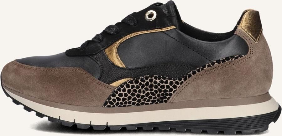 GABOR Lage Sneakers Dames 375 Maat: 37 5 Materiaal: Leer Kleur: Zwart
