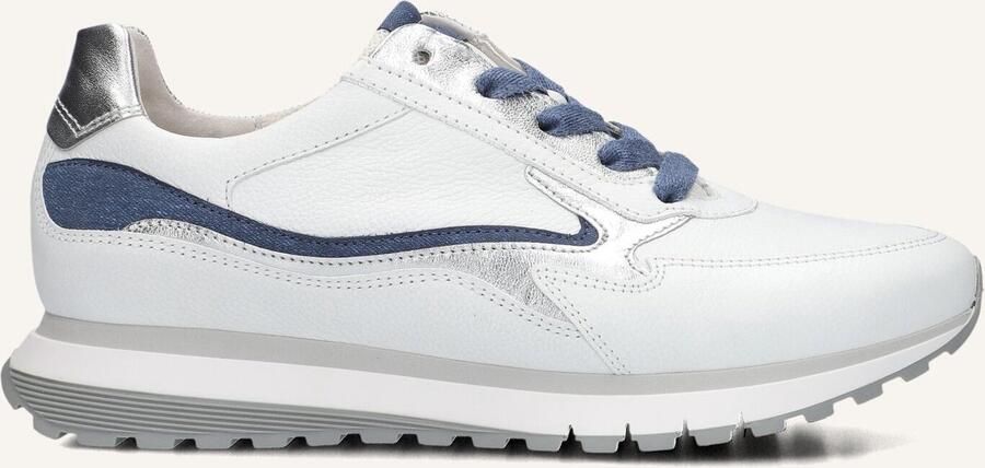 GABOR Lage Sneakers Dames 376 Maat: 37 5 Materiaal: Leer Kleur: Wit