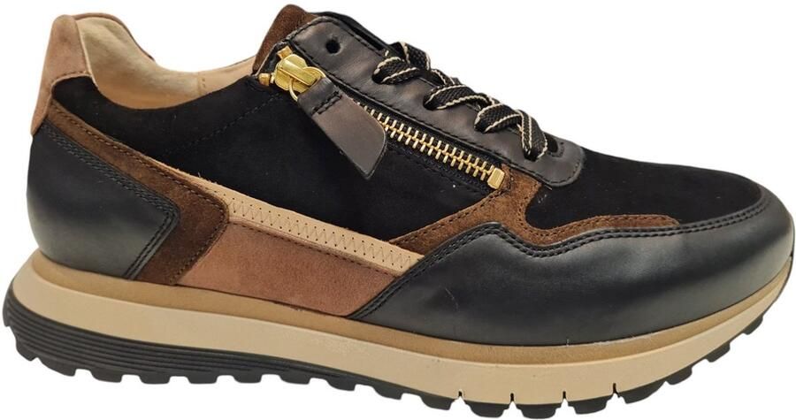 GABOR Lage Sneakers Dames 378 Maat: 43 Materiaal: Suède Kleur: Bruin - Foto 6