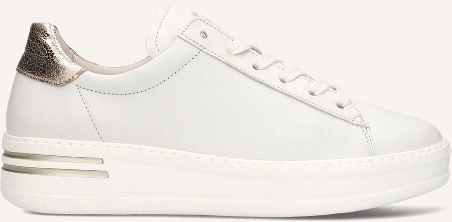 GABOR Lage Sneakers Dames 395 Leer Wit - Foto 4