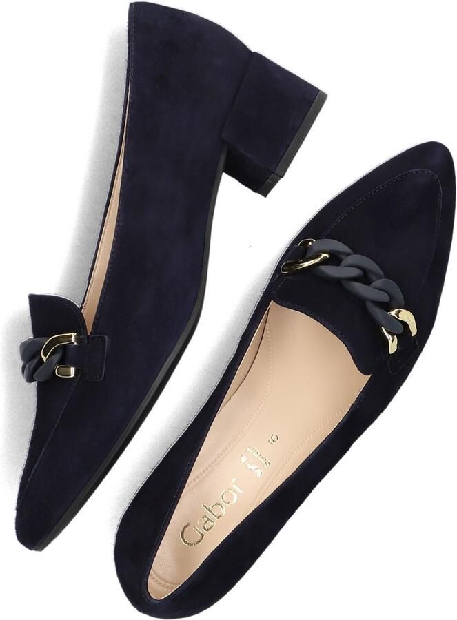 GABOR Loafers Dames 441 Maat: 35 Materiaal: Suède Kleur: Blauw - Foto 3
