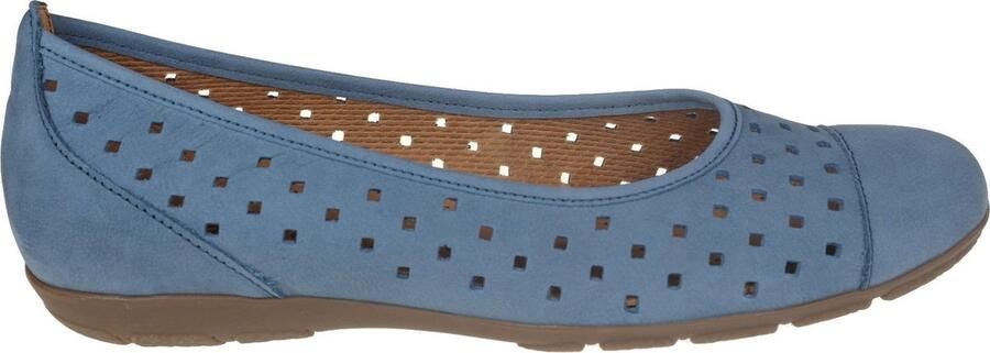 Gabor Hemelsblauwe Slip-On Zomer Ballerina
