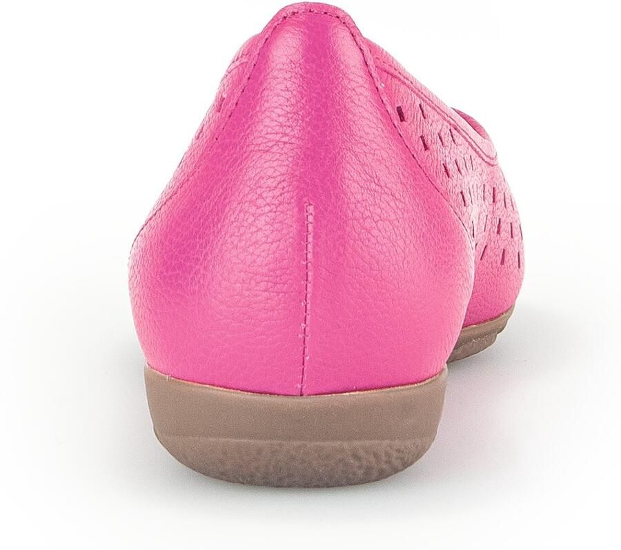 Gabor Comfortabele Leren Ballerina Roze - Foto 2