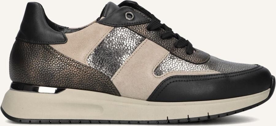 Gabor Bronzen Lage Sneakers voor Vrouwen