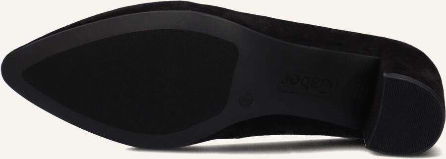 GABOR Pumps Dames 450 Maat: 38 5 Materiaal: Suède Kleur: Zwart - Foto 4