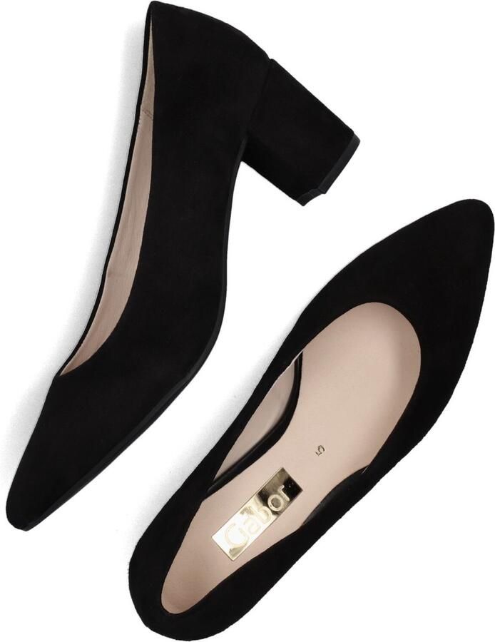 Gabor Lichtgrijze Dames Ballerina's Elegante Instap Schoenen - Foto 5