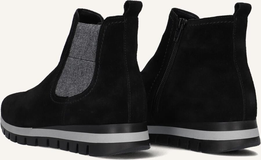 GABOR Chelsea Boots Dames 451 Maat: 43 Materiaal: Suède Kleur: Zwart - Foto 2