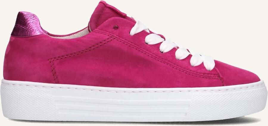 GABOR Lage Sneakers Dames 460.1 Maat: 36 Materiaal: Suède Kleur: Roze