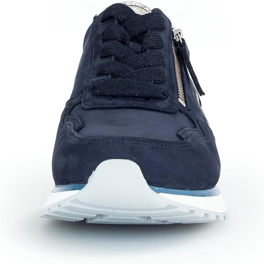 Gabor Sneakers met sleehak Turijn in comfortbreedte h = zeer breed vrijetijdsschoen halfschoen veterschoen