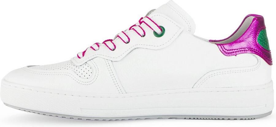 Gabor Comfort Sneaker Wit-Roze Uitneembaar Voetbed - Foto 2
