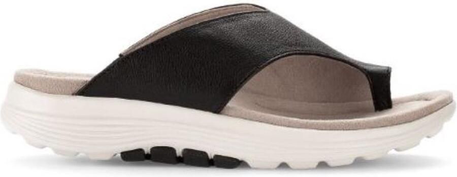 Gabor Rollingsoft Gabor 46.812.67 Cervo Schwarz-rollingsoft slipper gabor-teenslipper rollingsoft